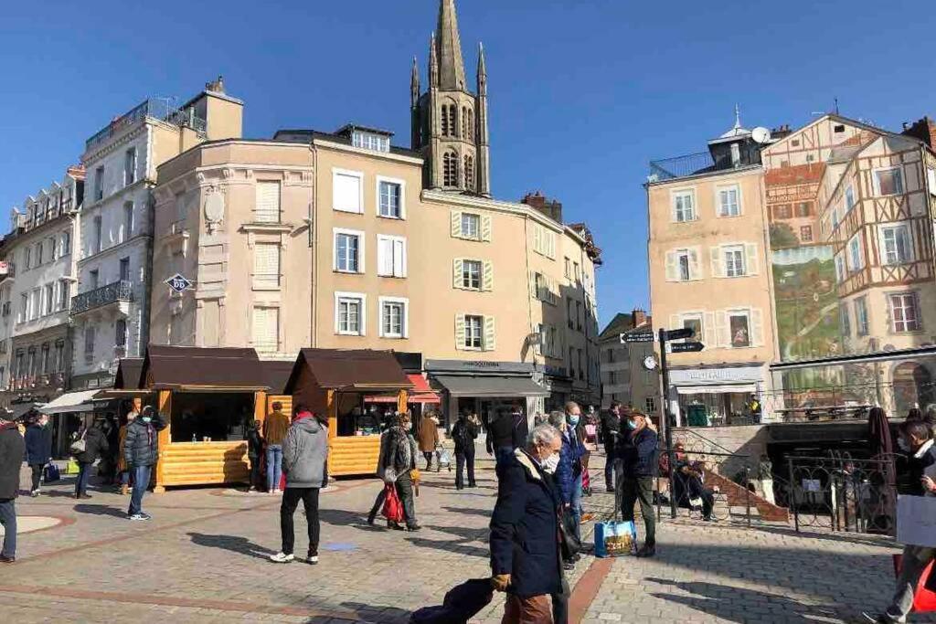 Charmant T3 Coeur De Ville Avec Parking Лимож Экстерьер фото
